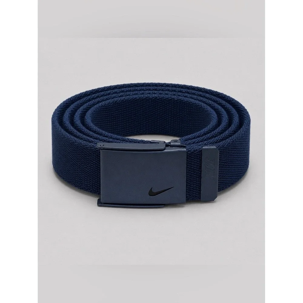 Nike Mens Webbing Golf Belt One Size Fits Most Blue